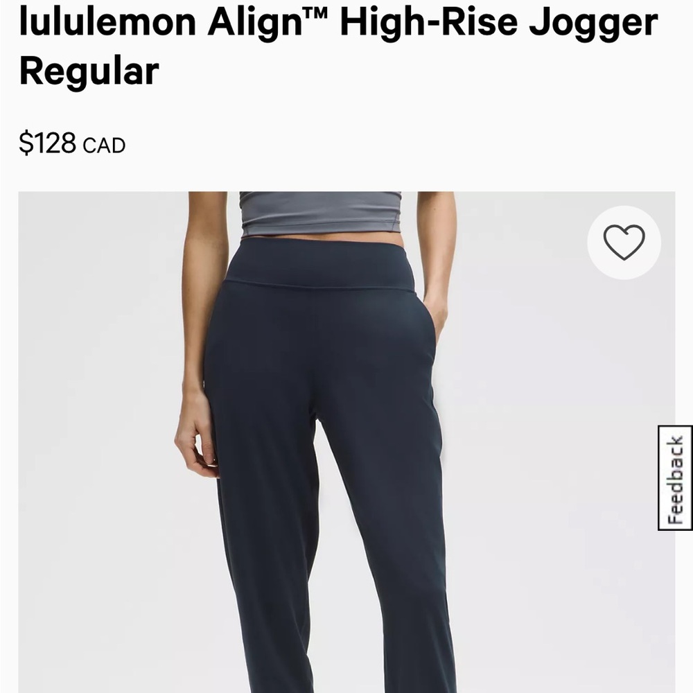 lululemon athletica Align High-Rise Jogger - navy blue